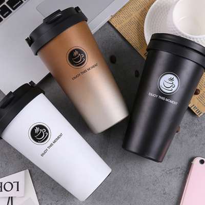 17oz Keep warm matte vacuum insulated coffee tumbler with logo printing