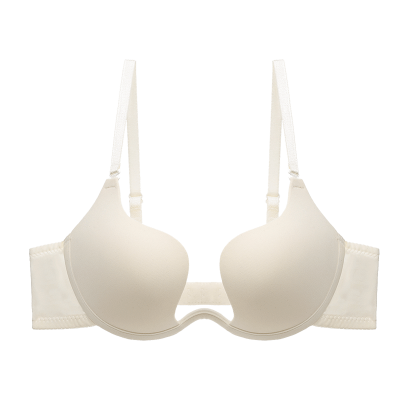 New U Shape  Bra Panties Sets  Women Lingerie Set White Brassiere Thin Cotton Sexy Underwear Set Bra Cup