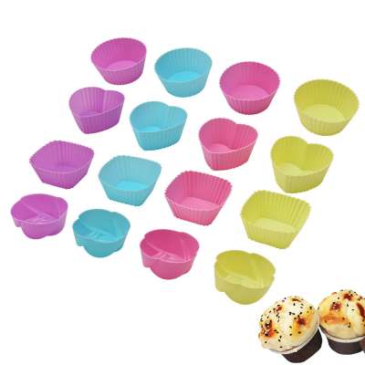 DIY Cake Mould Silicone Heat Resistan Baking Mold Muffin Cups Caking Mold Baking Cupcake